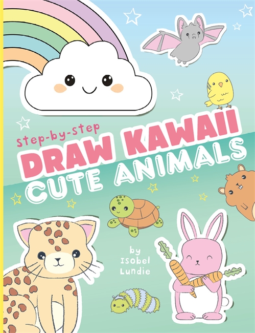 Book cover for Draw Kawaii: Cute Animals