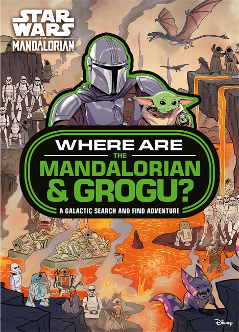 Book cover for Star Wars: Where are The Mandalorian and Grogu? Search and Find Activity Book