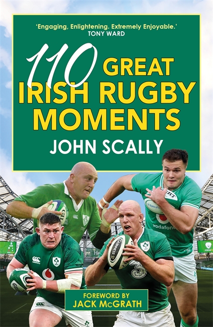 Book cover for 110 Great Irish Rugby Moments