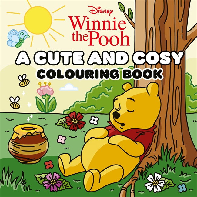 Book cover for Disney Winnie the Pooh: A Cute and Cosy Colouring Book