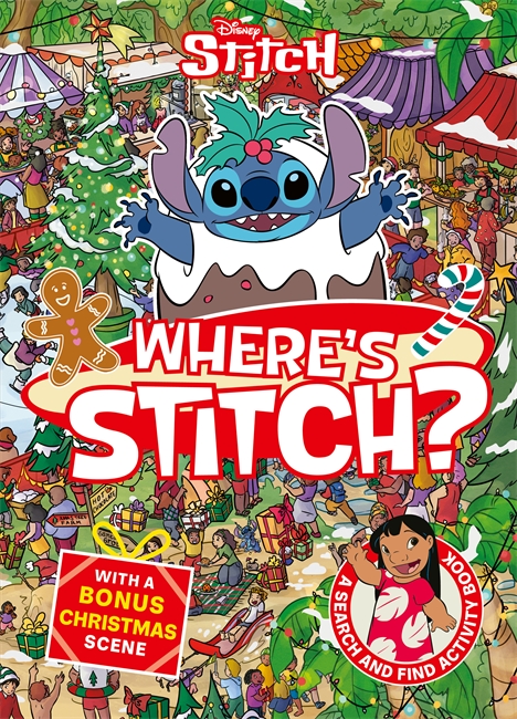 Book cover for Where's Stitch? LIMITED CHRISTMAS EDITION