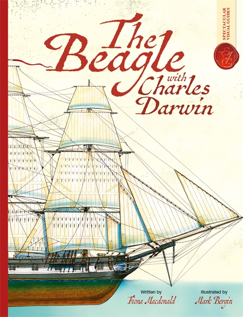 Book cover for Beagle With Charles Darwin: Spectacular Visual Guides