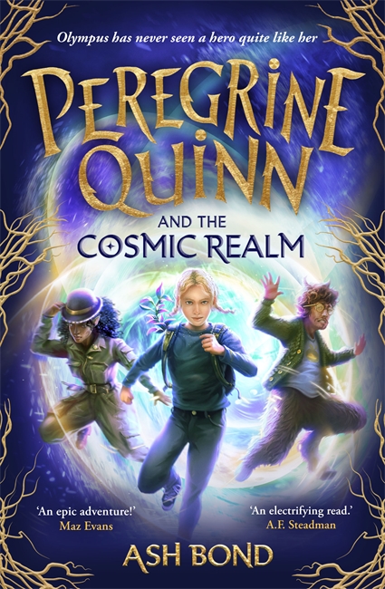 Book cover for Peregrine Quinn and the Cosmic Realm