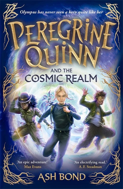Book cover for Peregrine Quinn and the Cosmic Realm