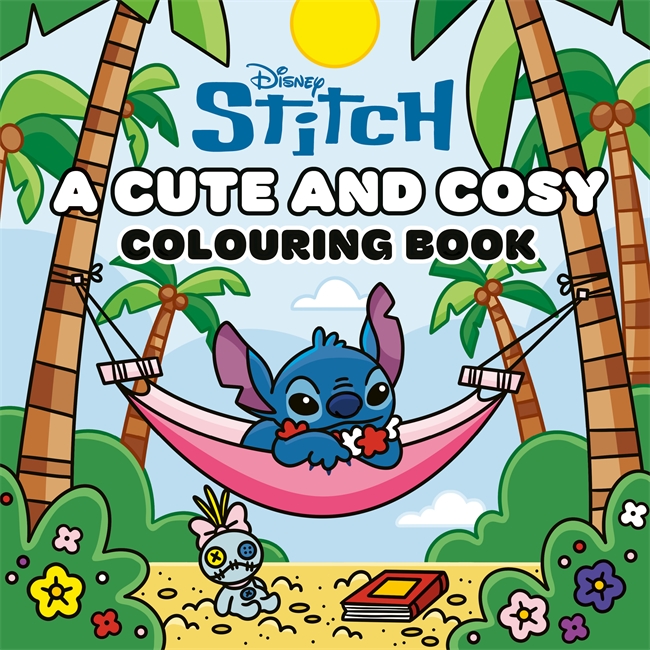 Book cover for Disney Stitch: A Cute and Cosy Colouring Book