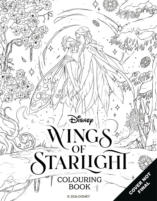 Book cover for Disney Wings of Starlight Colouring Book