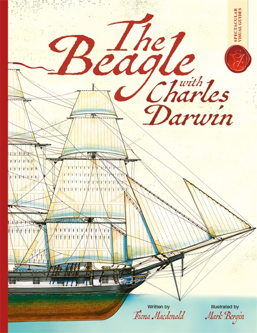 Book cover for Beagle With Charles Darwin: Spectacular Visual Guides