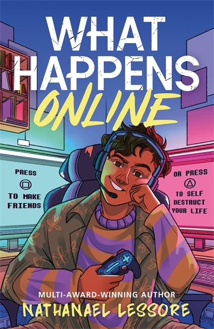 Book cover for What Happens Online