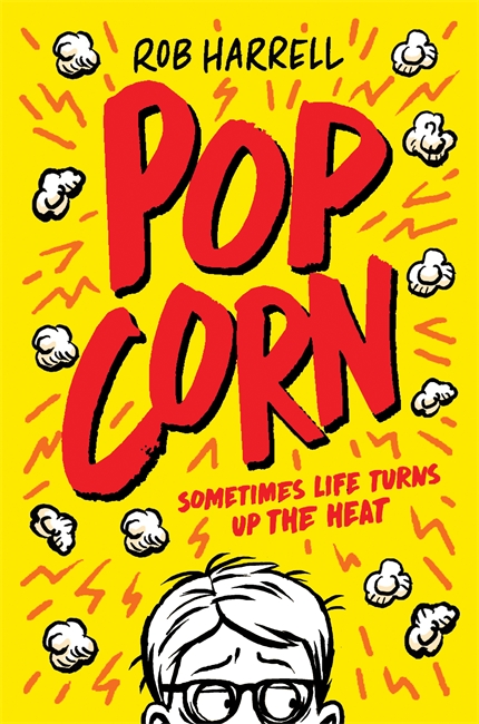 Book cover for Popcorn: A hilarious and moving story about coping with anxiety