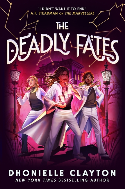 Book cover for The Deadly Fates (The Marvellers 3)